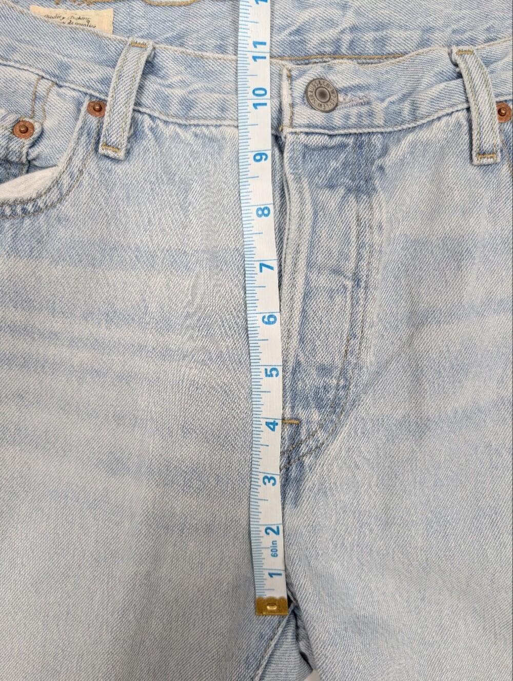 Levi’s 501 ’90s Ever Afternoon Light Wash Straight Leg Button Fly Jeans 29x30 - Picture 8 of 11